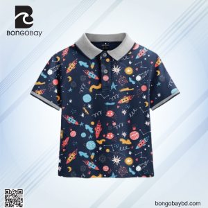 KIDS PREMIUM POLO T-SHIRT - PLANET SHUTTLE