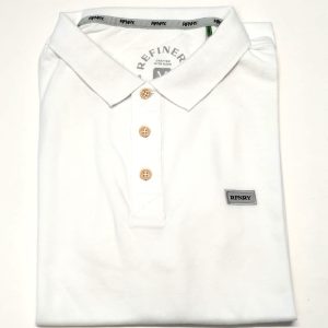 Mens Refinery Brand White Color POLO Shirt